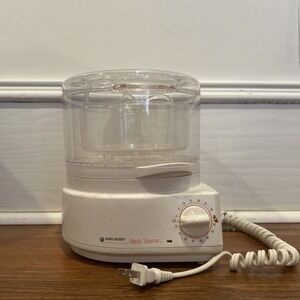Black and Decker Handy Steamer Plus HS90 Rice Cooker Food Vegetable Steamer
